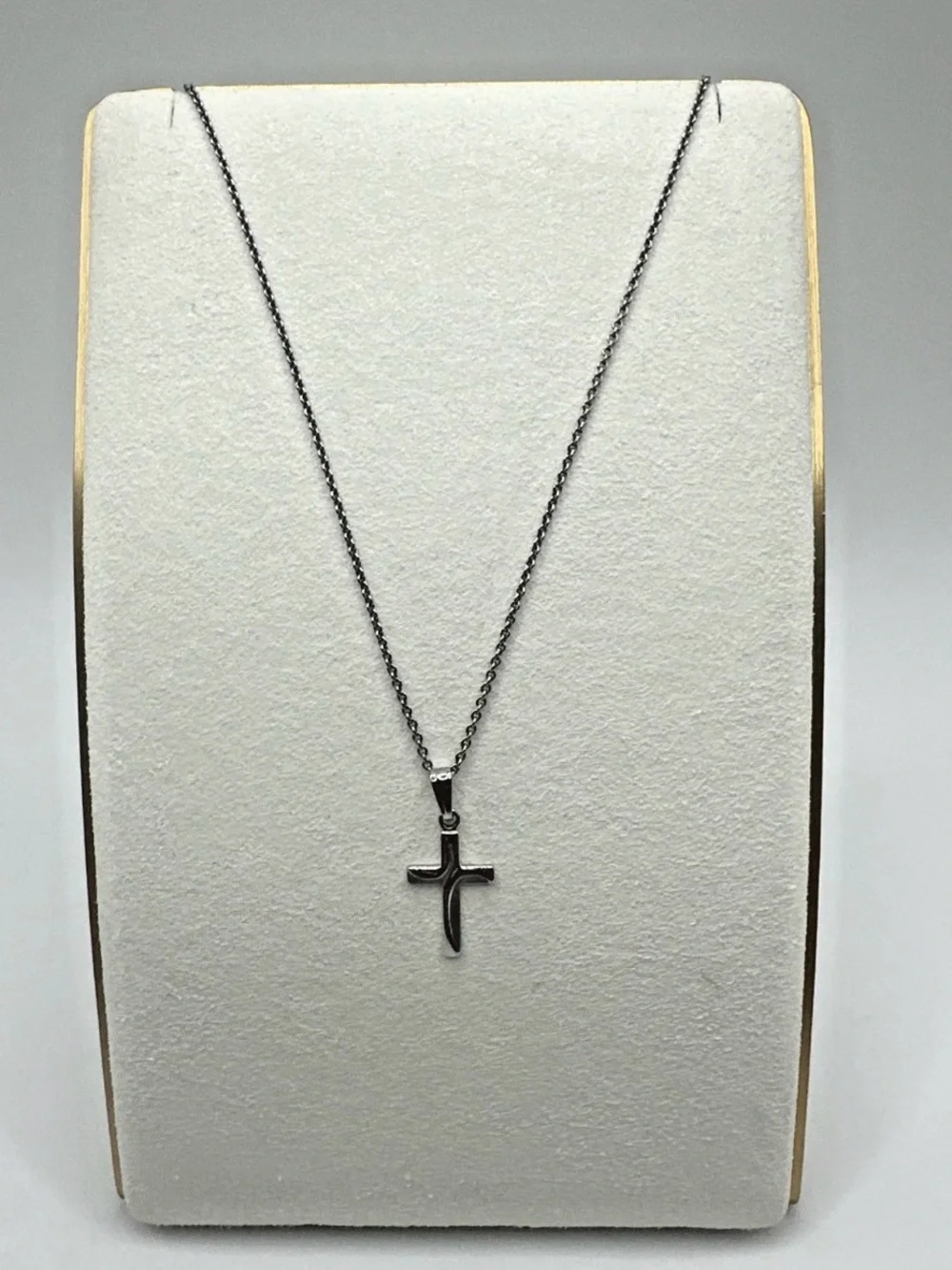 Sterling Silver 925 Cross Pendant Necklace 16